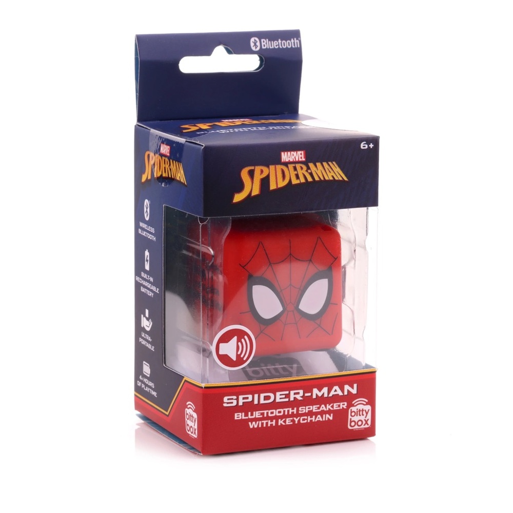 Spider-Man Bitty Box Portable Mini Bluetooth Speaker - Rechargeable